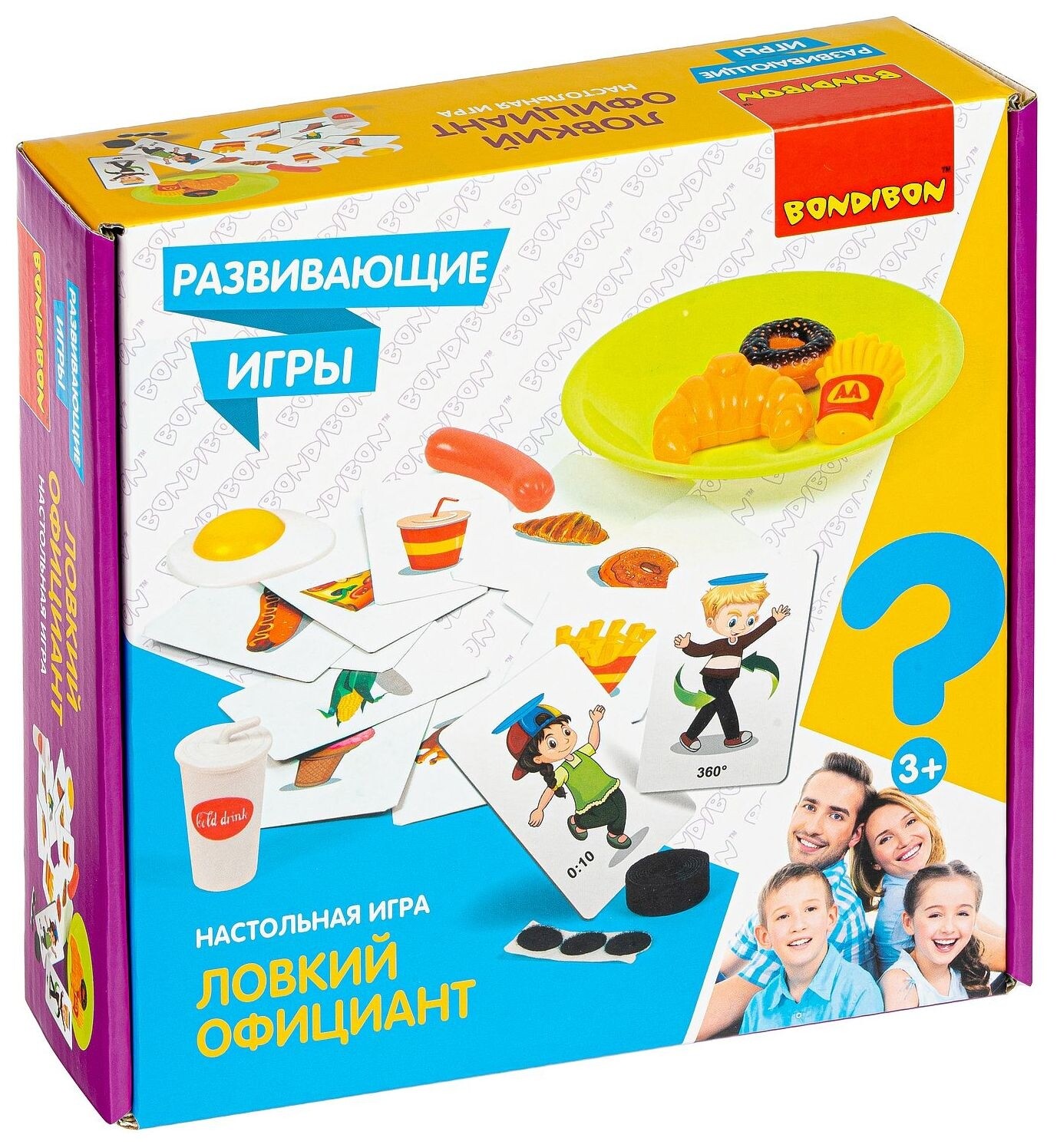Развивающая настольная игра ловкий официант  Bondibon