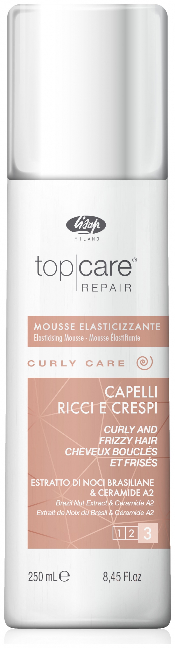 Мусс для вьющихся и непослушных волос Тор Care Repair Elasticising Mousse Curly and Frizzy Hair (Объем 250 мл)