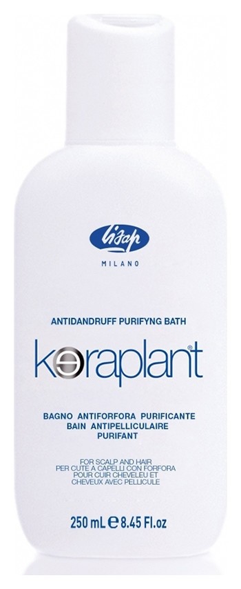Очищающий шампунь для волос против перхоти Purifying antidandruff bath  Lisap Milano