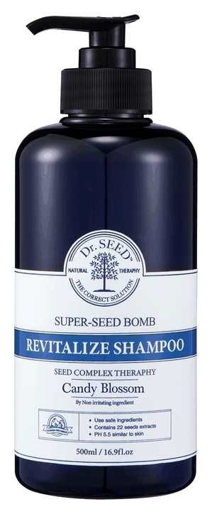 Шампунь для волос с ароматом сладких цветов Super Seed Bomb Shampoo Candy Blossom Dr. SEED