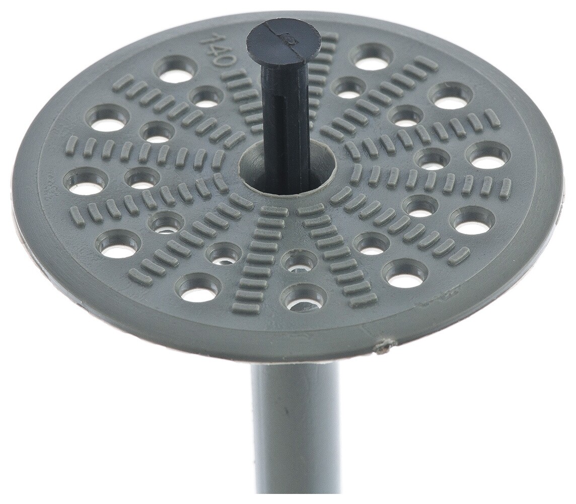 Дюбель, "Гриб" для крепления утеплителя, 80 мм, 50 шт/уп  Сибртех