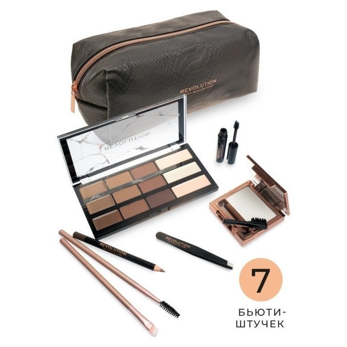 

Подарочный набор для макияжа бровей Brow Shaping Kit With Bag