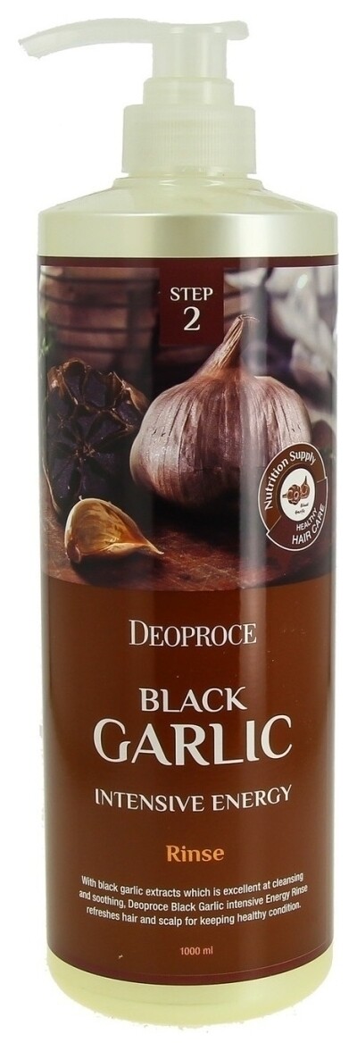 Бальзам-ополаскиватель для волос с экстрактом черного чеснока  DEOPROCE