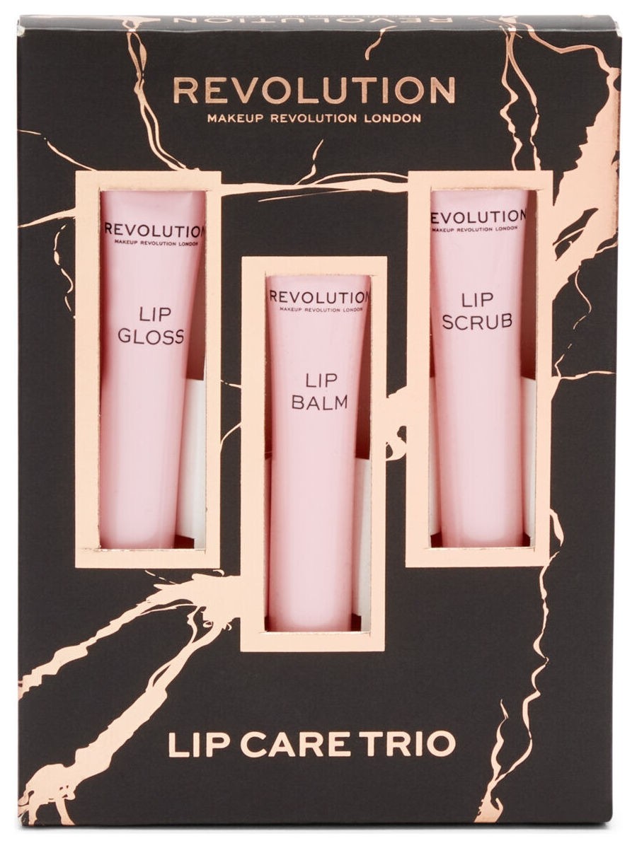 

Набор для макияжа губ: бальзам, скраб и блеск Lip Care Trio