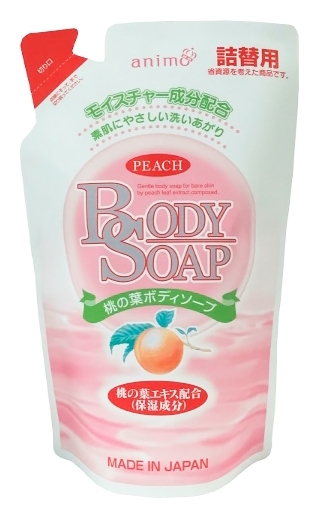 Жидкое мыло для тела с ароматом персика, .
