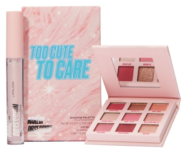 Подарочный набор для макияжа Too Cute To Care  Makeup Obsession