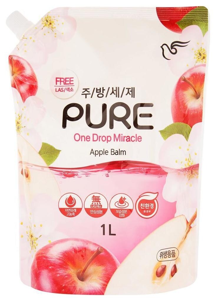 Средство концентрированное для мытья посуды Яблоко Pure Apple Balm  Pigeon