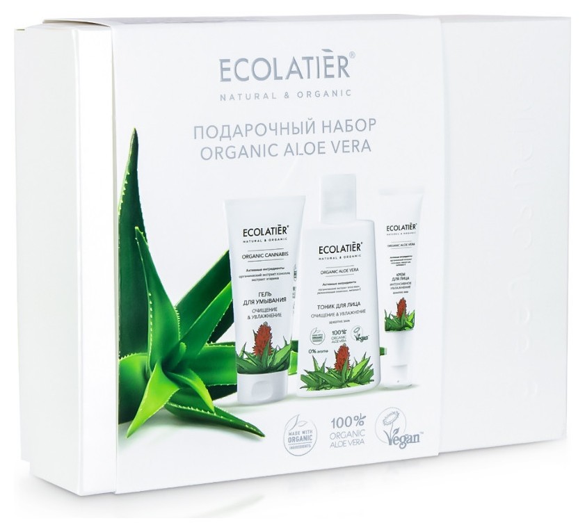Подарочный набор Organic Aloe Vera  Ecolatier