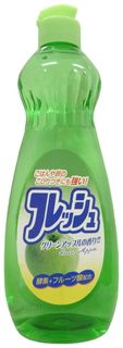 Средство для мытья посуды зеленое яблоко Fruit Acidic Fresh  Rocket Soap