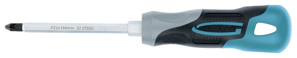 

Отвертка PZ2 X 100 мм, S2, трехкомпонентная ручка