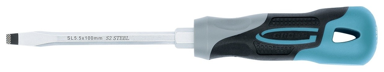 

Отвертка Sl5.5 X 100 мм, S2, трехкомпонентная рукоятка