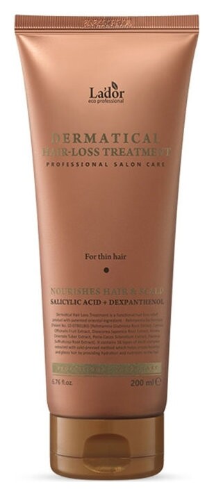 Маска против выпадения для тонких волос hair-loss treatment (for thin hair)  LADOR