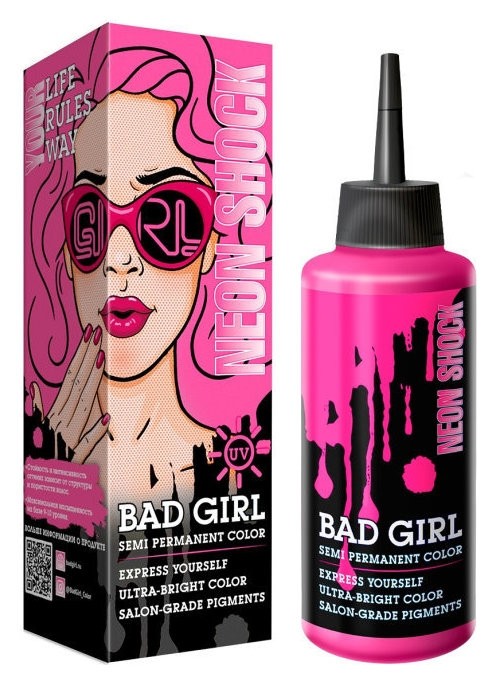 Тон Неоновый розовый Neon Shock Bad Girl
