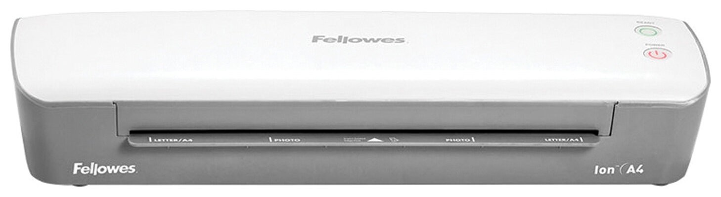 Ламинатор Fellowes Ion, формат A4, толщина пленки 1 сторона 75-125 мкм, скорость 30 см/мин, Fs-45600