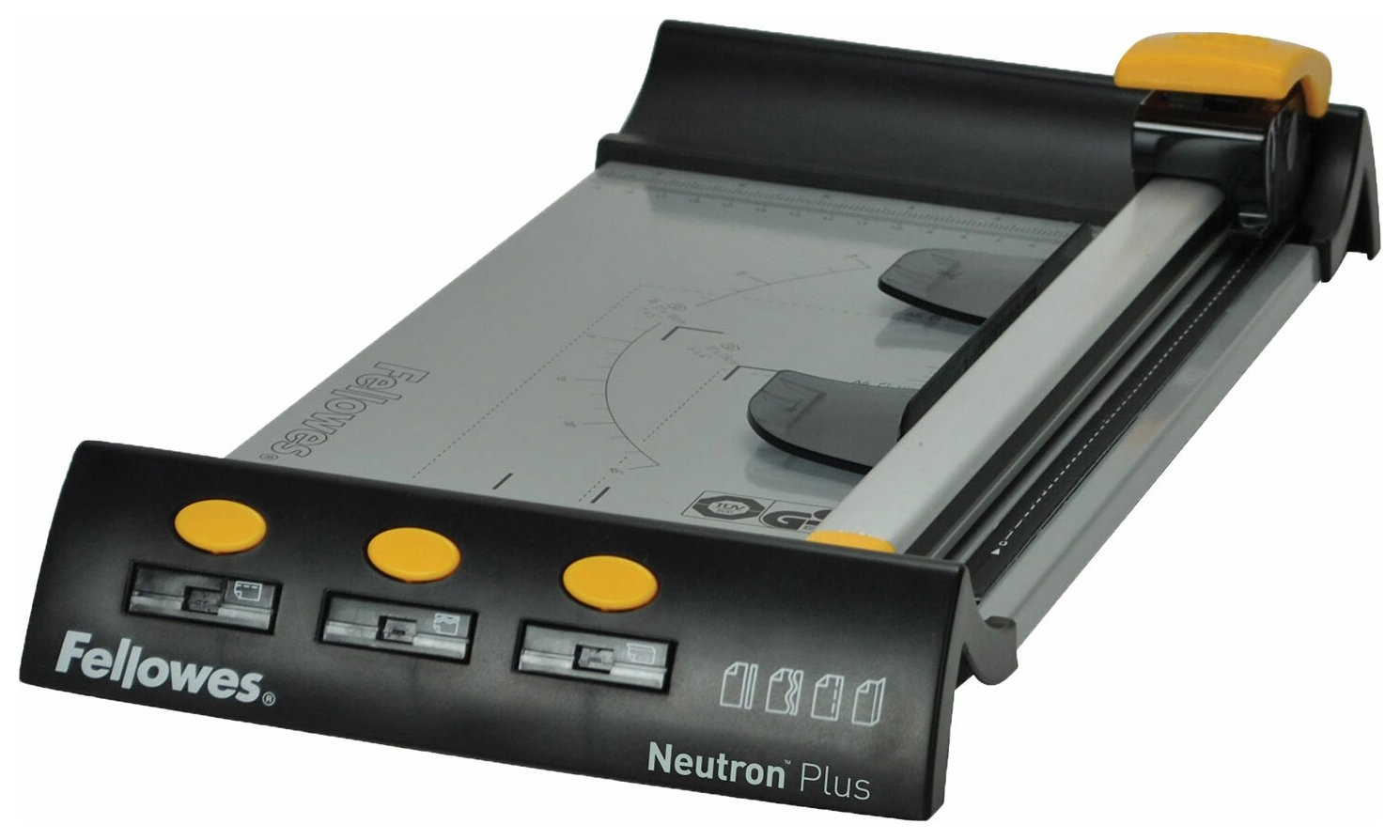 

Резак роликовый Neutron Plus A4 10 листов, длина реза 320 мм, металлическая основа Fellowes, Fs-54101