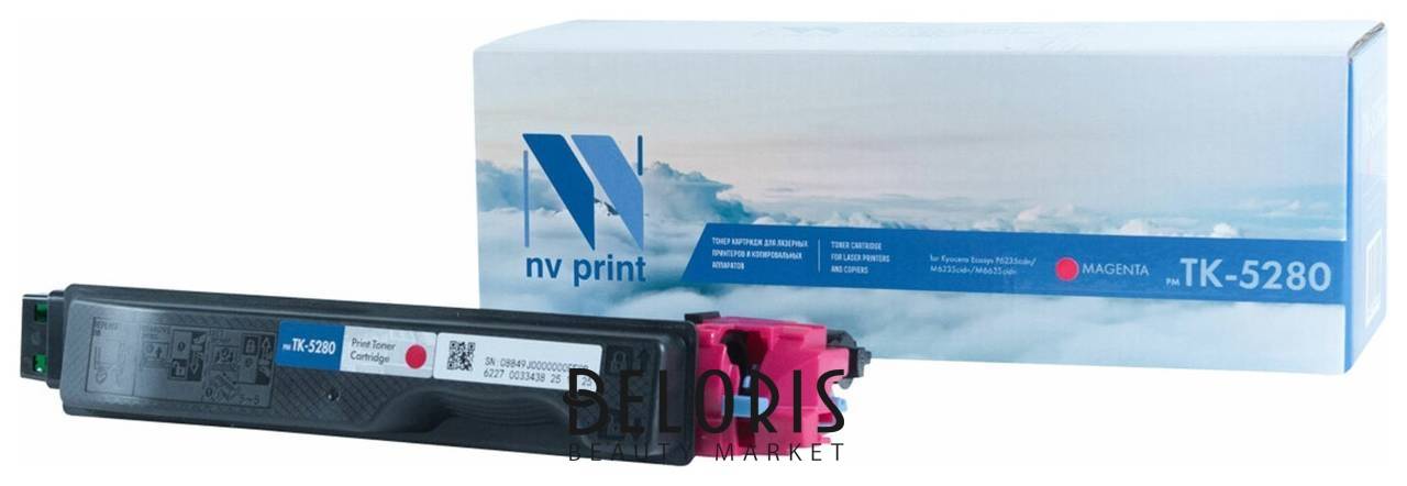 Картридж лазерный NV Print (Nv-tk-5280m) для Kyocera Ecosys P6235/m6235/m6635, пурпурный, ресурс 11000 страниц Nv print
