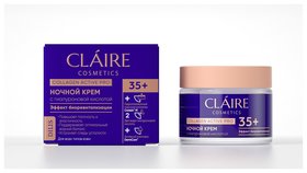 Ночной крем 35+ Эффект биоревитализации Claire Cosmetics
