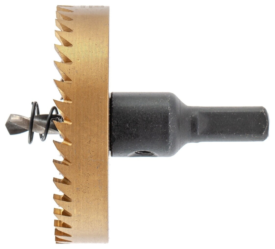 Коронка по металлу Hss, 68 мм, нитридтитановое покрытие Denzel