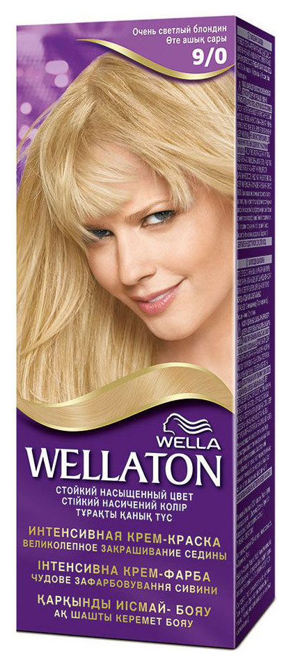 Тон 9/0 Очень светлый блондин  Wella Professional