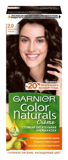 Тон 2.0 Элегантный черный  Garnier