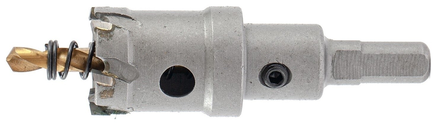 Коронка по металлу твердосплавная, 26 мм Denzel