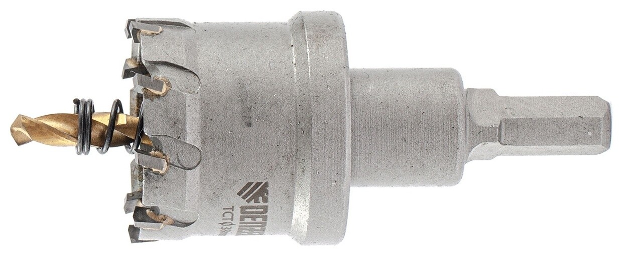 Коронка по металлу твердосплавная, 38 мм Denzel