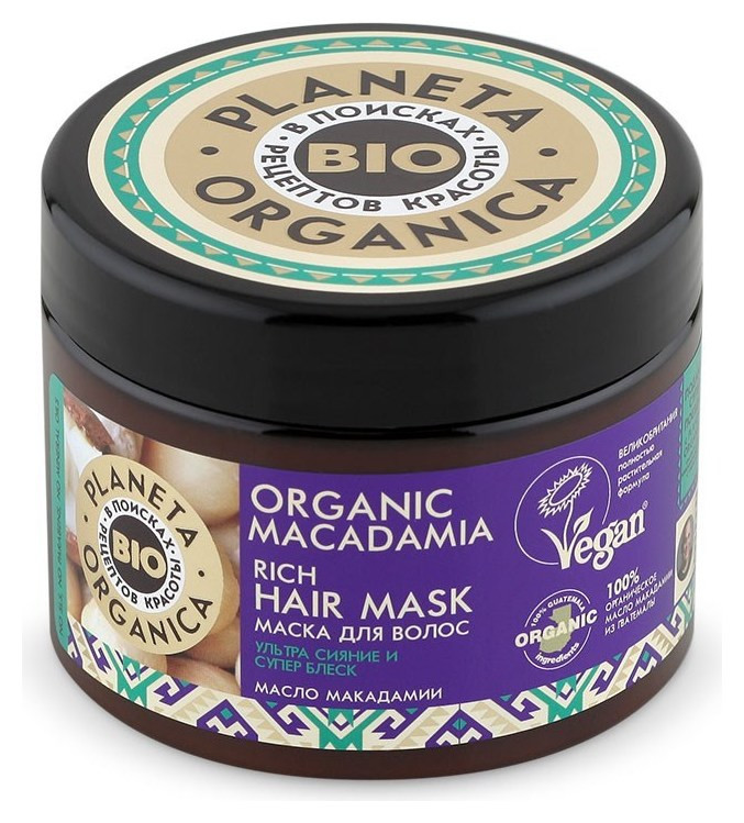 

Маска для волос Organic Macadamia Густая