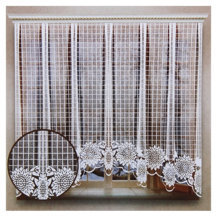 Штора 235х165 см, 100% п/э, шторная лента  Лента