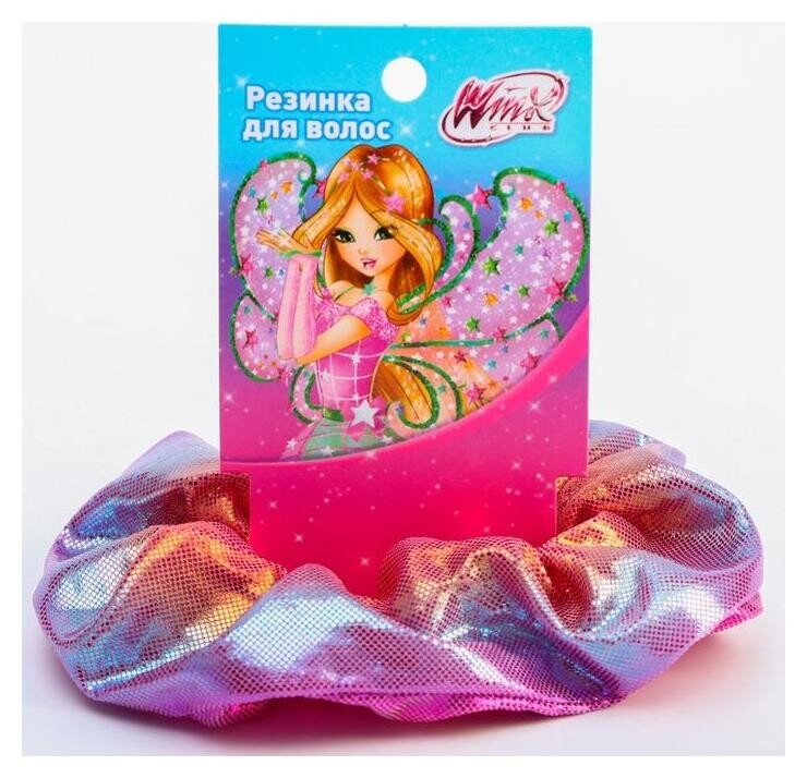 Резинка для волос блестящая розовая, Winx  Winx
