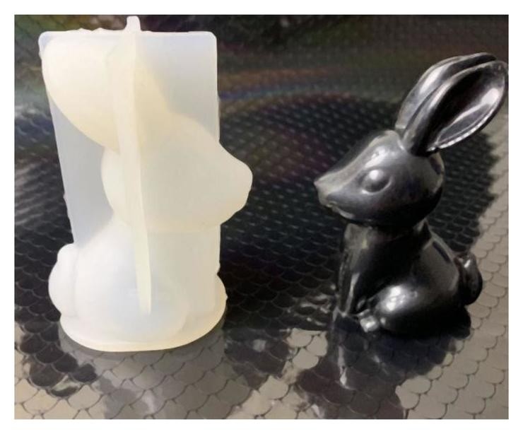 

Молд силикон 3D "Зайчик" 8х4 см