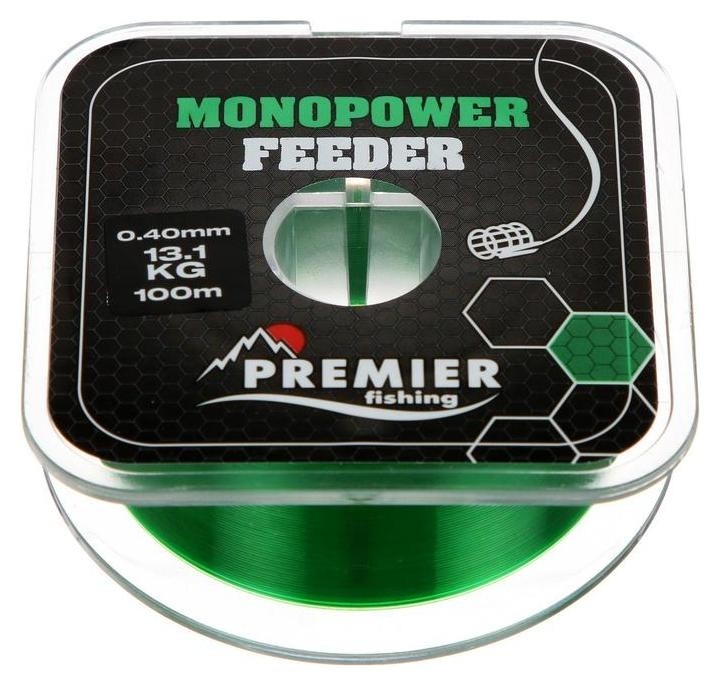 

Леска Premier Fishing Monopower Feeder, Green, 0,40 мм/100 м