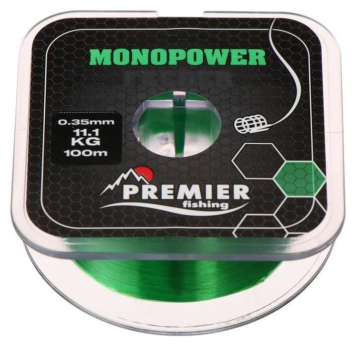 

Леска Premier Fishing Monopower Feeder, Green, 0,35 мм/100 м