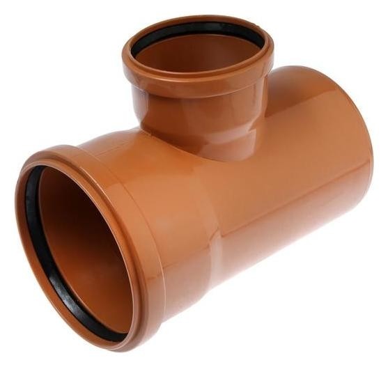 

Тройник канализационный Flextron, наружный, D=160х110, 90°
