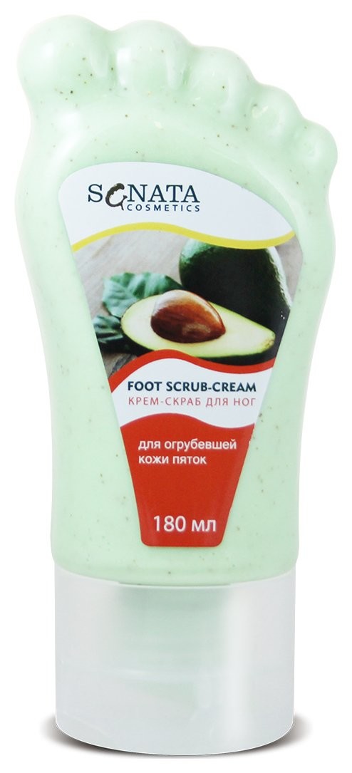 Крем-скраб для ног "Авокадо" роскошное питание SANATA cosmetics