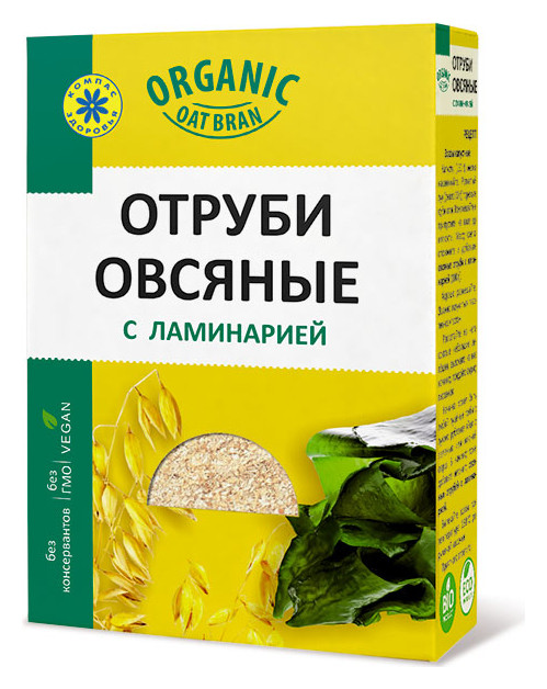 Отруби овсяные с ламинарией  Компас здоровья