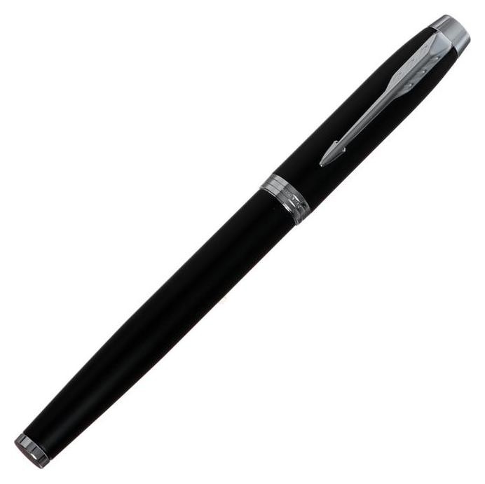 

Ручка-роллер Parker IM Essential T319 Matte Black CT F, 0.5 мм, корпус из латуни, чёрные чернила