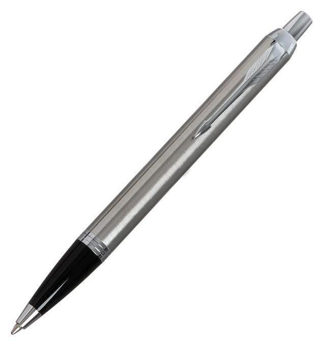 

Ручка шариковая Parker IM Essential K319 Brushed Metal CT М, 1.0 мм, корпус из латуни, синие чернила