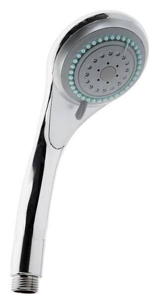 Душевая лейка Zein Z0301, средняя, 3 режима, пластик, цвет хром  Zein