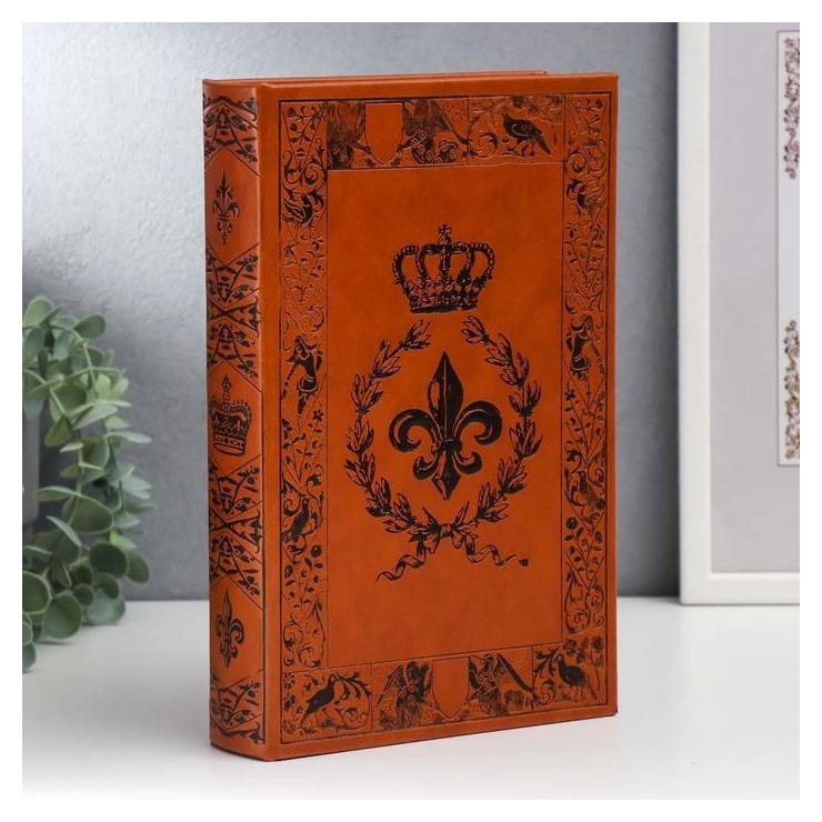 

Сейф-книга дерево "Книга императора" кожзам 26х17х5 см