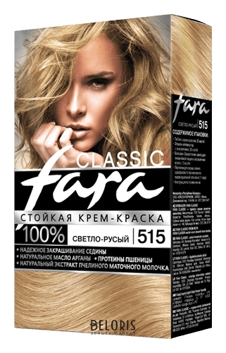 Стойкая крем-краска для волос Fara
