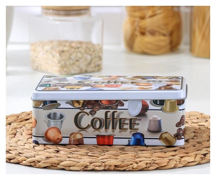 

Банка для сыпучих продуктов Coffee, 20×13×7 см