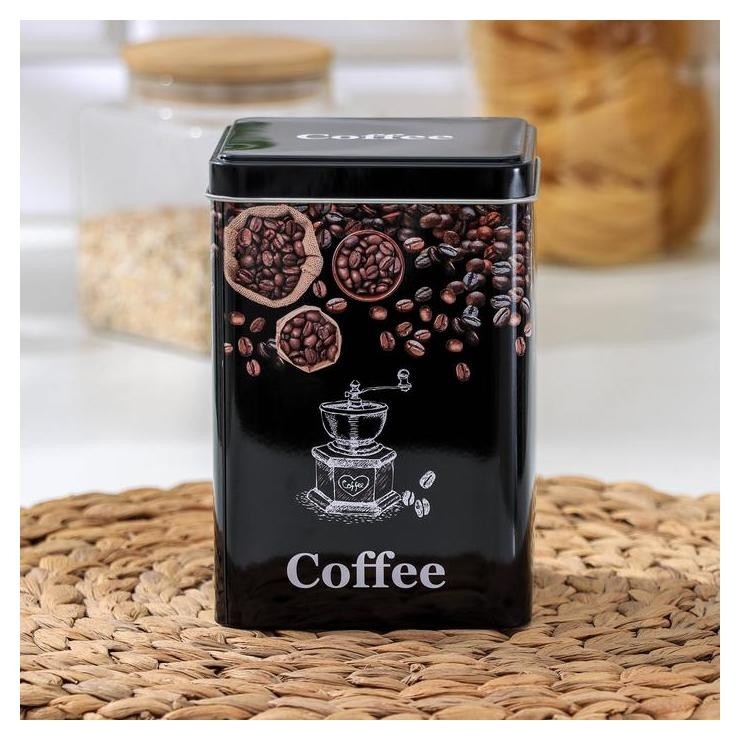 

Банка для сыпучих продуктов Dark, 15×10×10 см