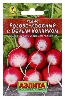 Семена редис "Розово-красный"с б/к"лидер", 3 г Агрофирма Аэлита