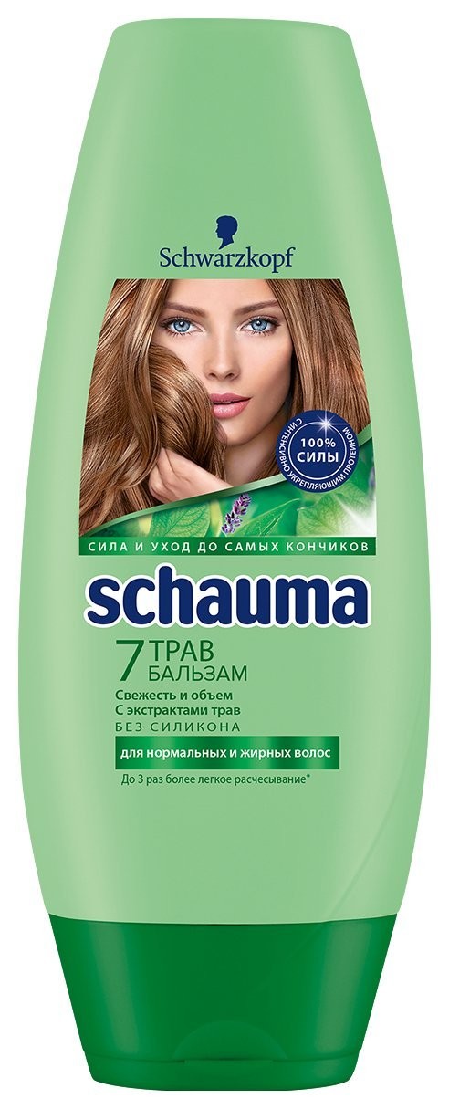 Бальзам для нормальных и жирных волос 7 Трав Schauma