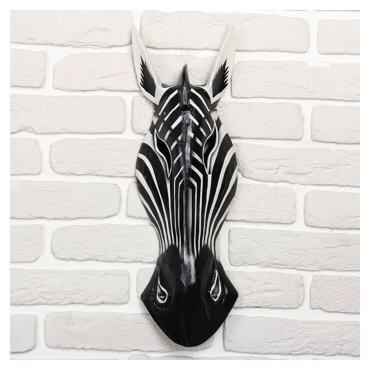 Маска дерево "Зебра" 50х16х7 см 