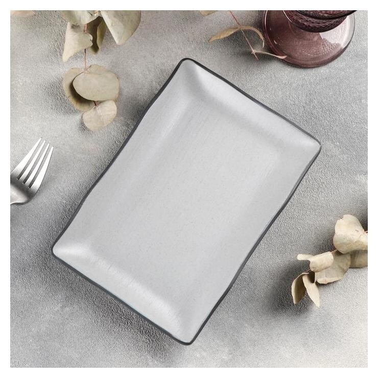 Блюдо прямоугольное «Капучино», 20×14×2,3 см  