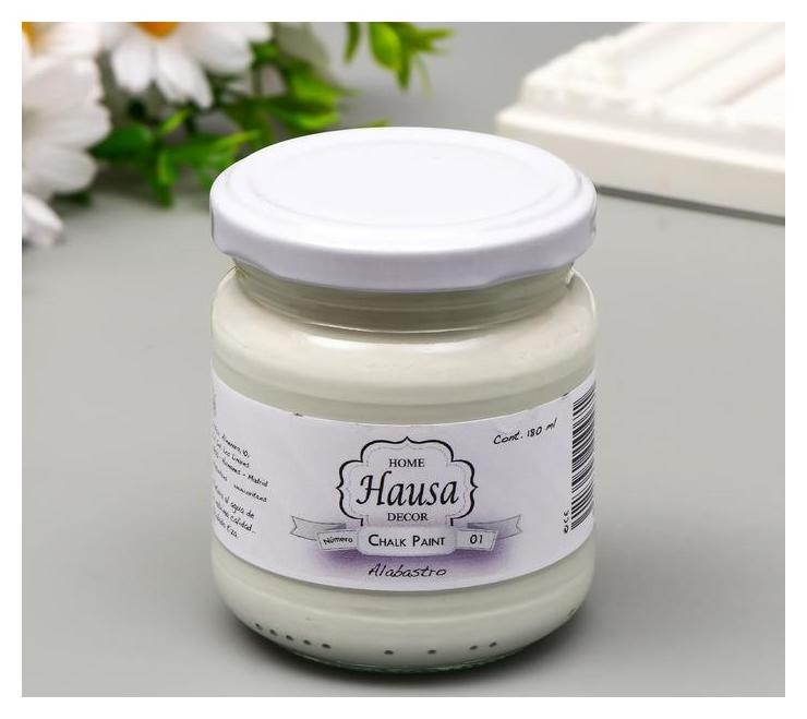 

Меловая краска Hausa алабастер, 180 мл