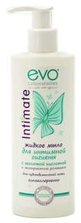 Жидкое мыло для интимной гигиены для чувствительной кожи EVO laboratoires