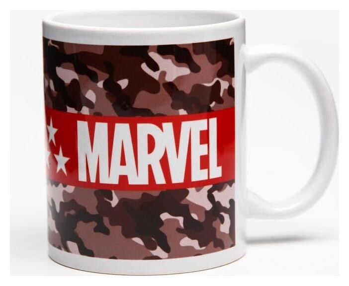 Кружка сублимация "The Best Man", мстители 350 мл.  Marvel Comics