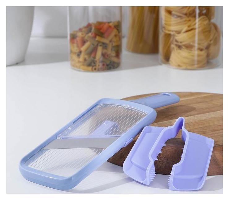 Тёрка с держателем Sally, нержавеющая сталь, Abs-пластик  